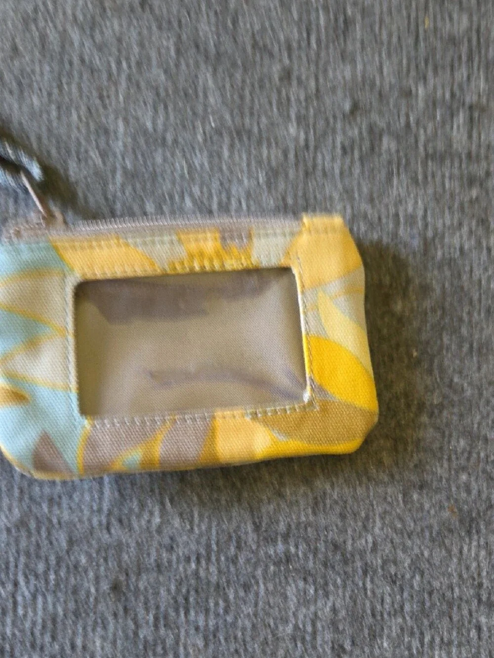 Kavu Sunflower Key Pouch - Yellow & Light Blue